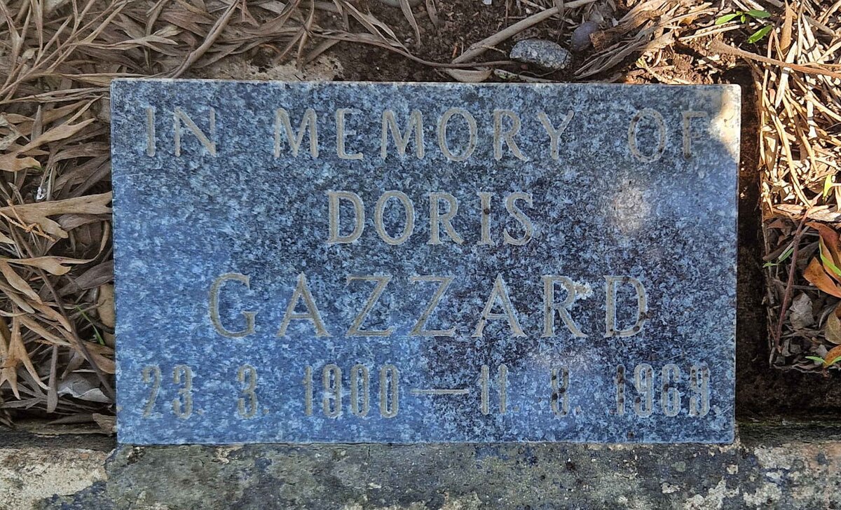 GAZZARD Doris 1900-1969