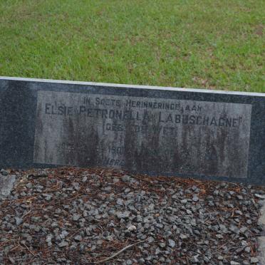 LABUSCHAGNE Elsie Petronella nee DE WET 1901-1966