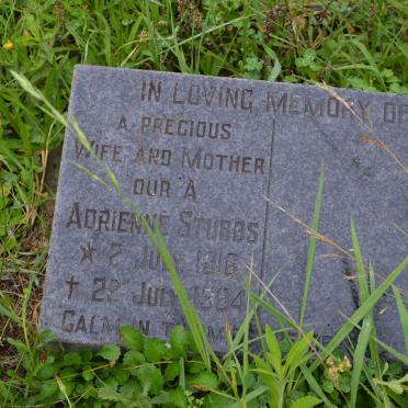 STUBBS Adrienne 1916-1994