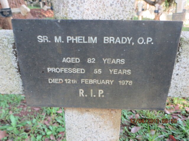 BRADY Phelim -1978