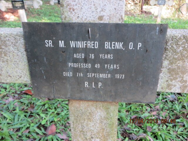 BLENK Winifred -1973