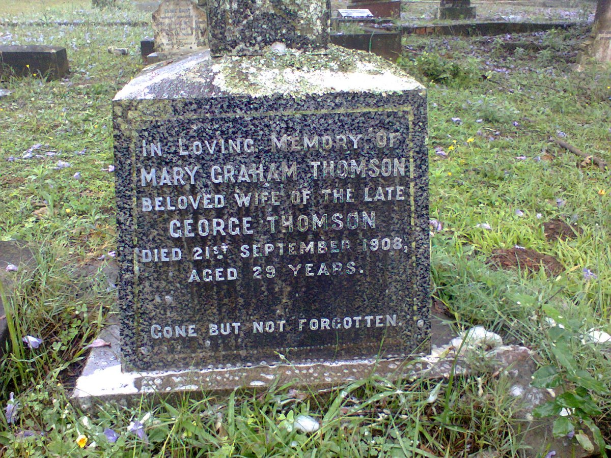 THOMSON Mary Graham -1908