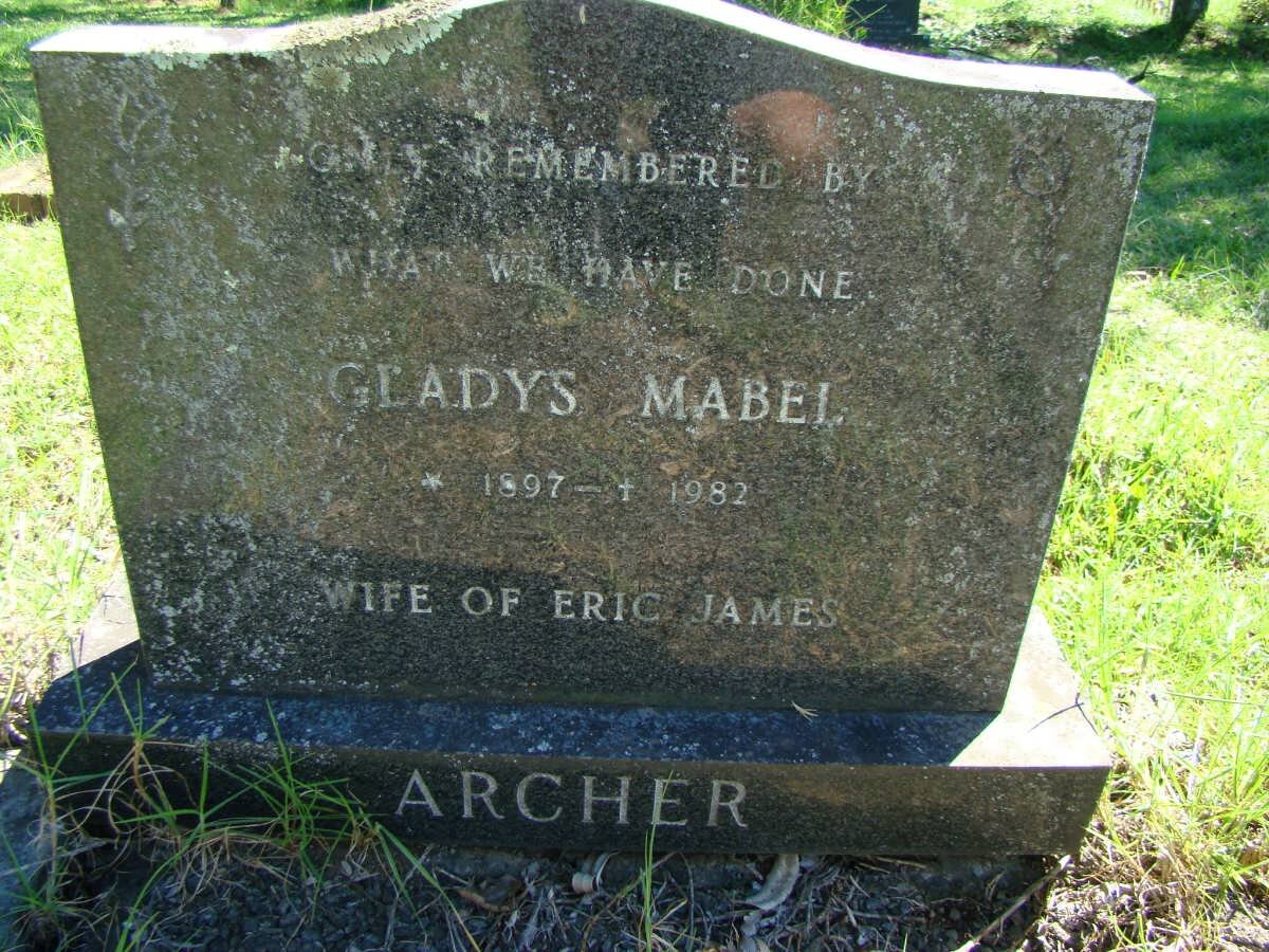 ARCHER Gladys Mabel 1897-1982