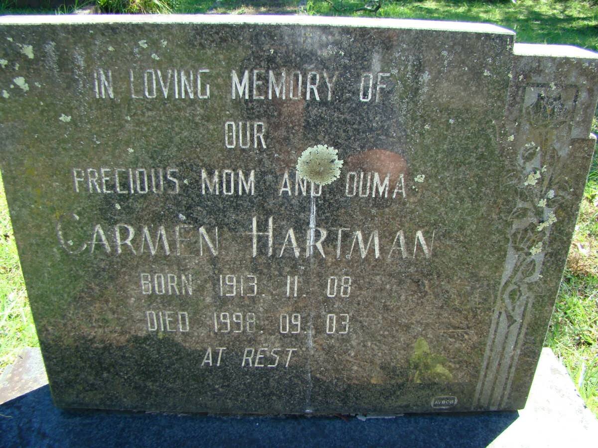 HARTMAN Carmen 1913-1998
