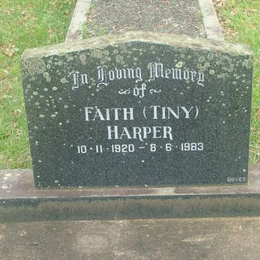 HARPER Faith 1920-1983