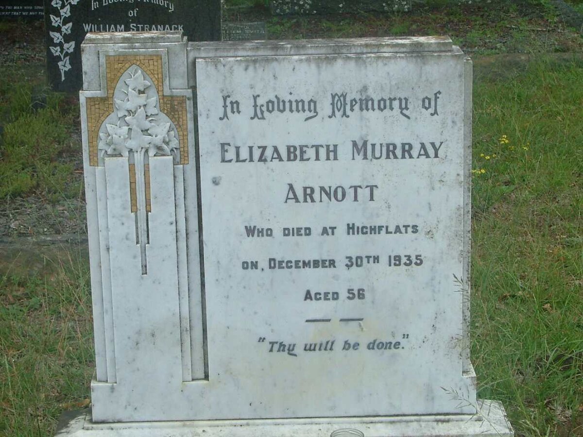 ARNOTT Elizabeth Murray  -1935