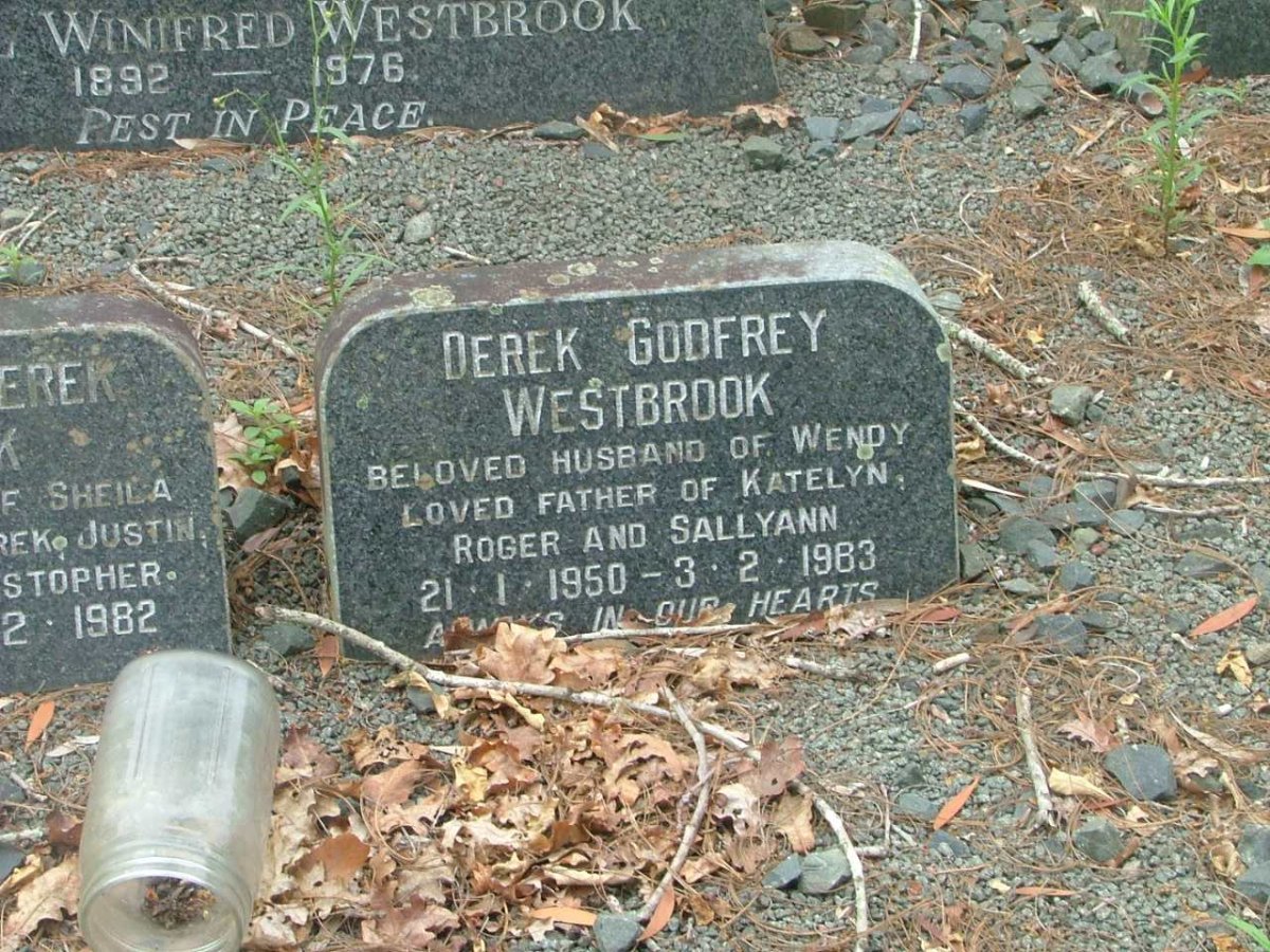 WESTBROOK Derek Godfrey 1950-1983