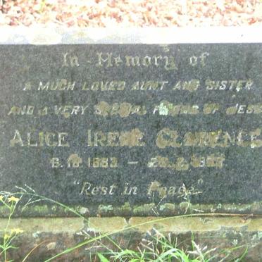 CLARENCE Alice Irene 1883-