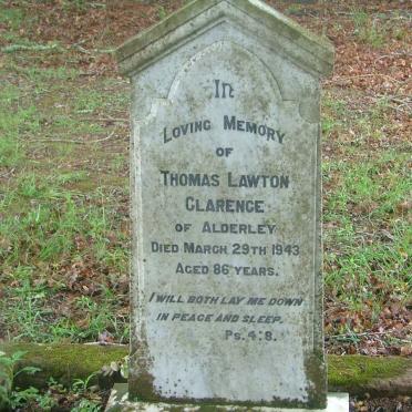 CLARENCE Thomas Lawton -1943