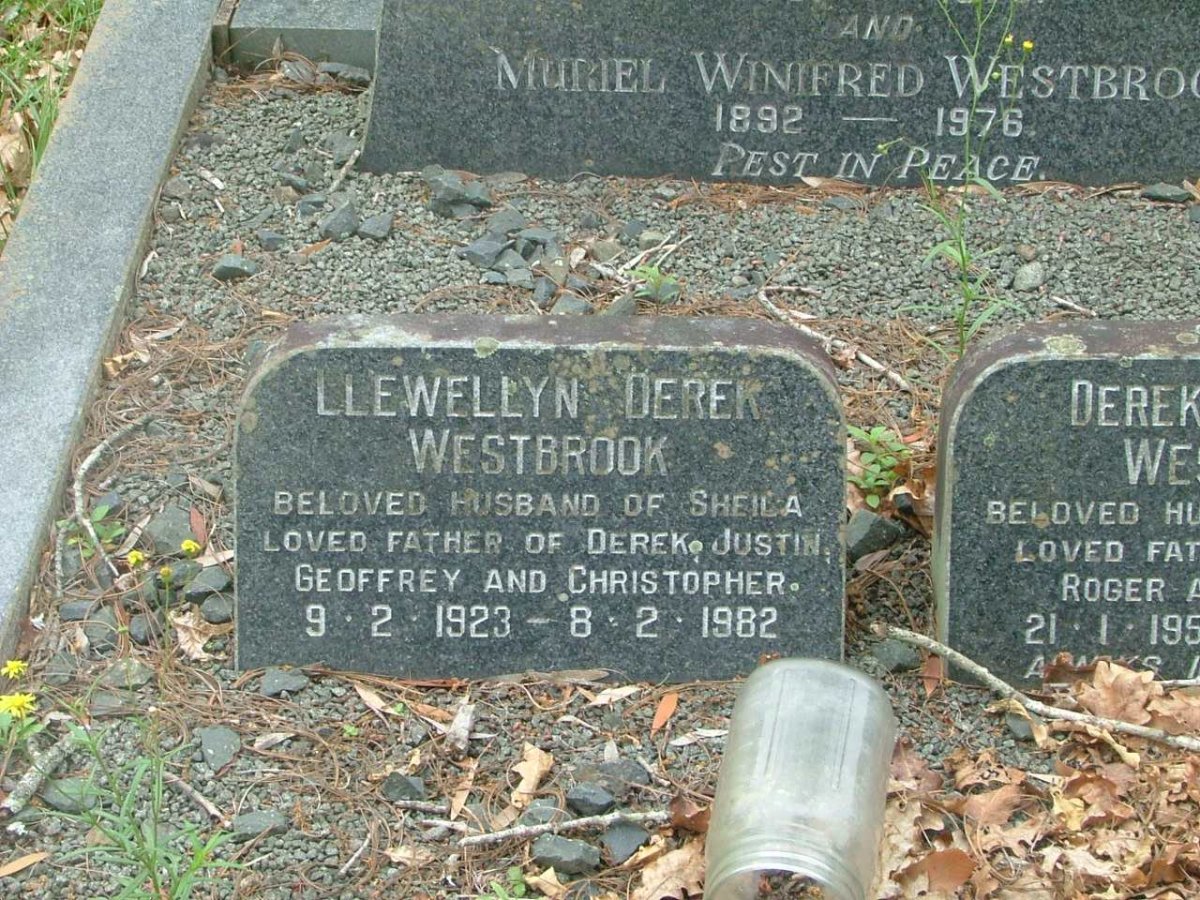 WESTBROOK Llewellyn Derek 1923-1982