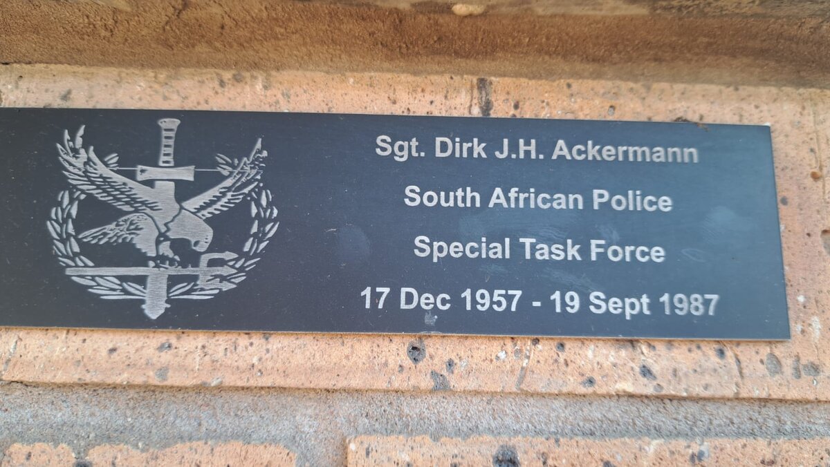 ACKERMANN Dirk J.H. 1957-1987