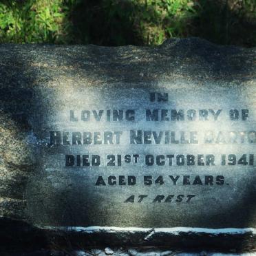 BARTON Herbert Neville -1941