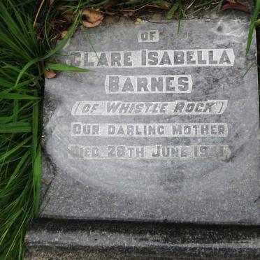 BARNES Clare Isabella -1941