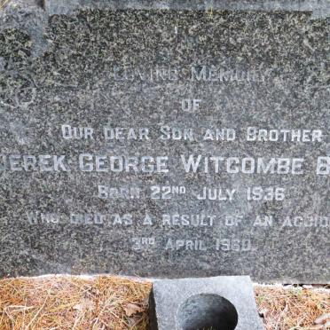 BAKER Derek George Witcombe 1936-1960