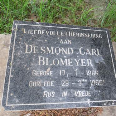BLOMEYER Desmond Carl 1966-1995