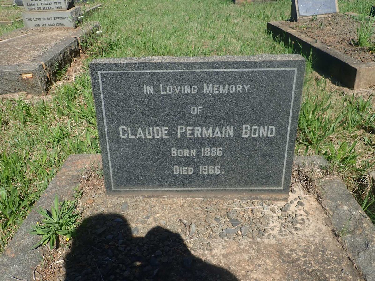 BOND Claude Permain 1886-1966