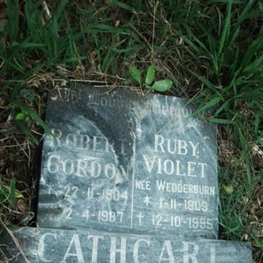 CATHCART Robert Gordon 1904-1987 &amp; Ruby Violet WEDDERBURN 1909-1995