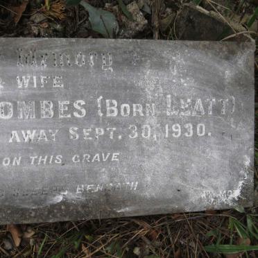 COOMBES Elizabeth Sophia nee LEATT 1884-1930