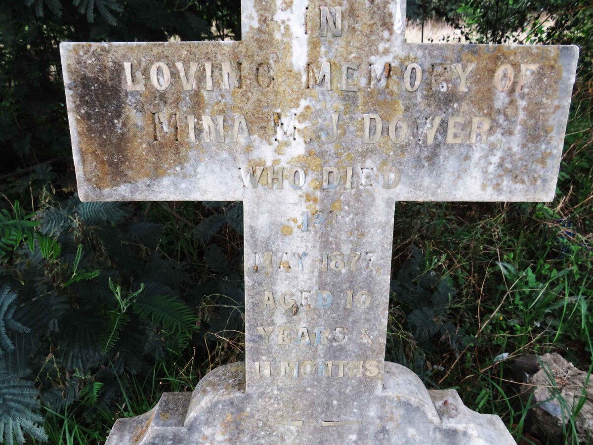 DOWER Mina M.J. -1877