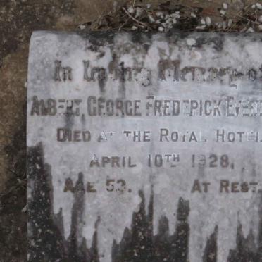 EVENNETT Albert George Frederick -1928