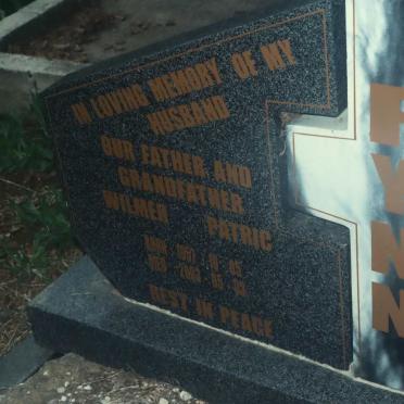 FYNN Wilmer Patric 1957-2003