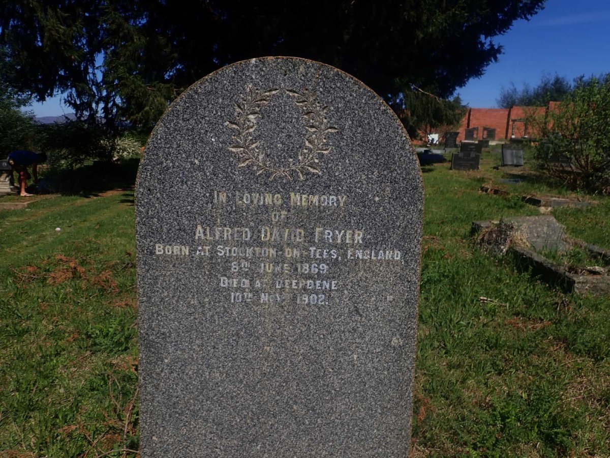 FRYER Alfred David 1869-1902