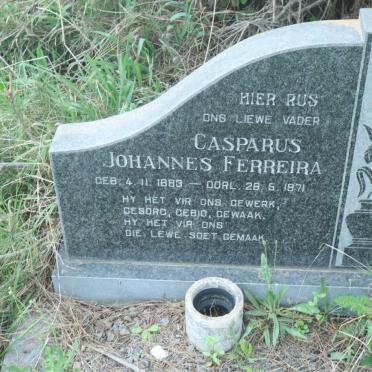 FERREIRA Casparus Johannes 1883-1971