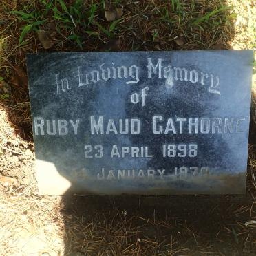 GATHORNE Ruby Maud 1898-1979