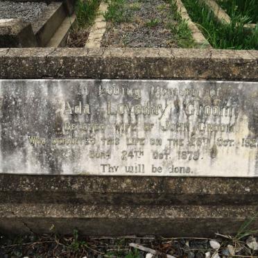 GROOM Ada Loveday 1879-1920