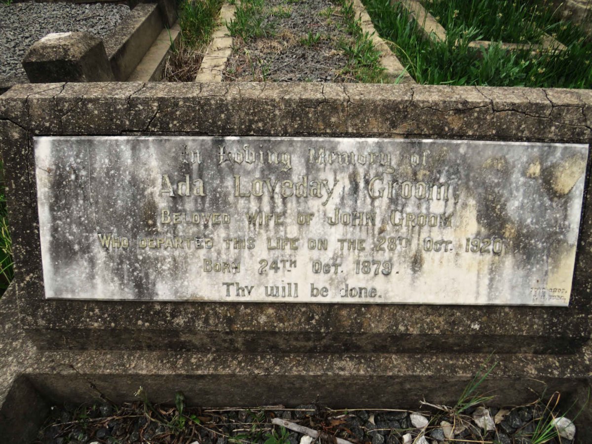 GROOM Ada Loveday 1879-1920