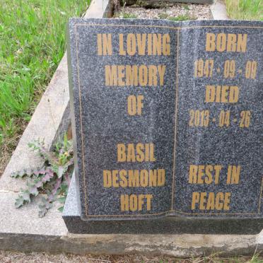 HOFT Basil Desmond 1947-2013