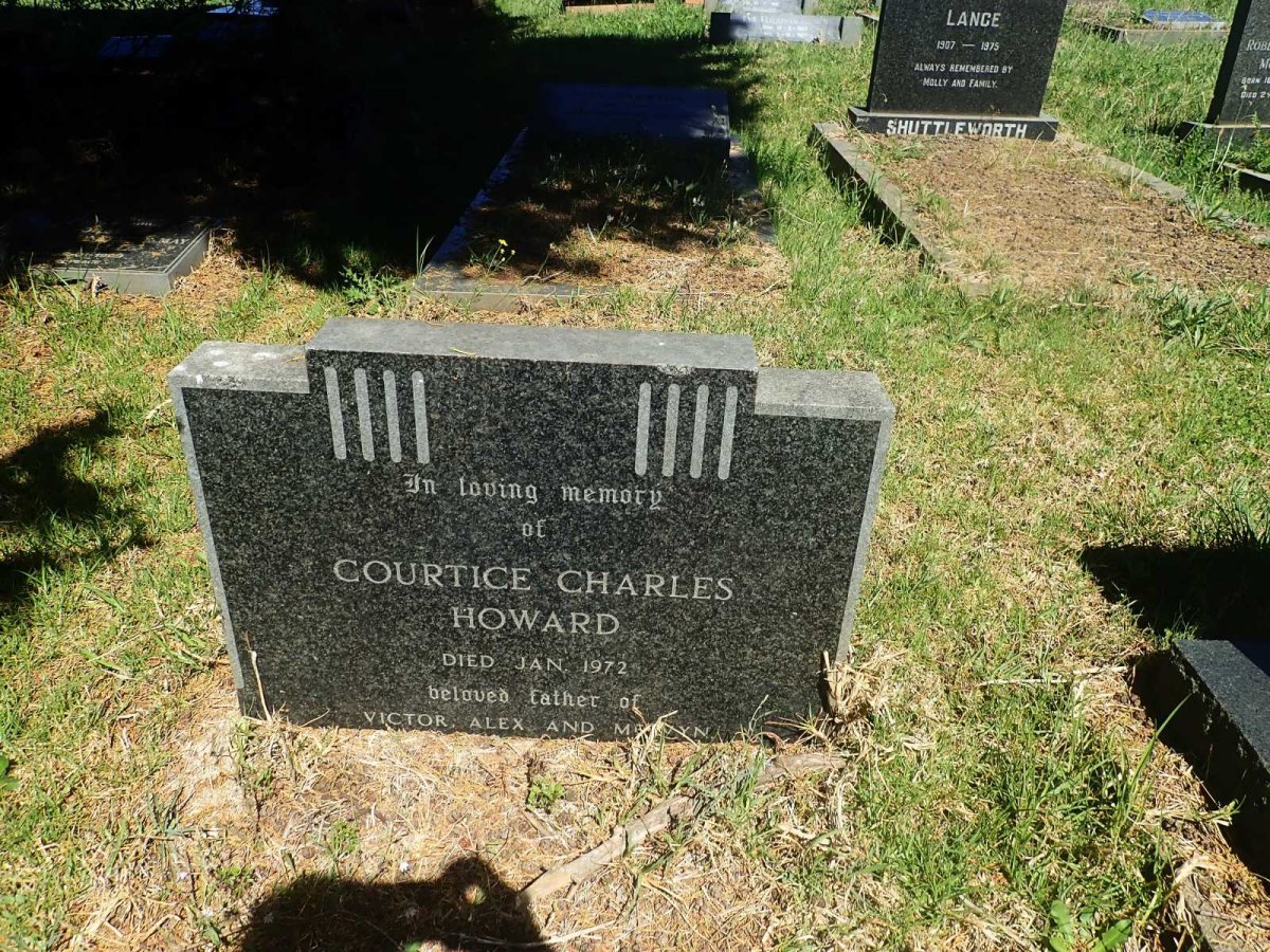 HOWARD Courtice Charles -1972