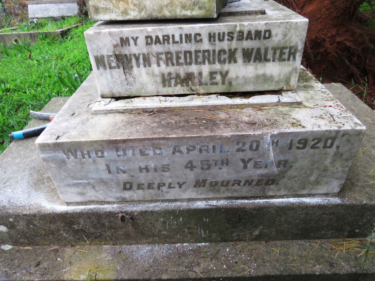 HARLEY Mervyn Frederick Walter -1920