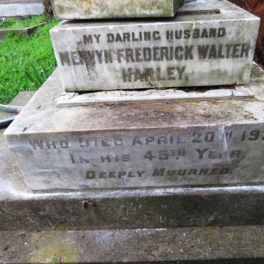 HARLEY Mervyn Frederick Walter -1920