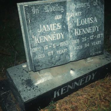 KENNEDY James -1953 &amp; Louisa -1971
