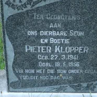 KLOPPER Pieter 1941-1956