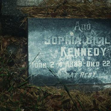 KENNEDY Sophia Cicilia 1889-1977