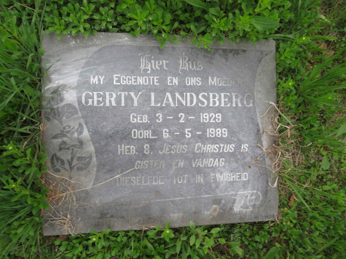 LANDSBERG Gerty 1992-1989