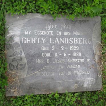 LANDSBERG Gerty 1992-1989
