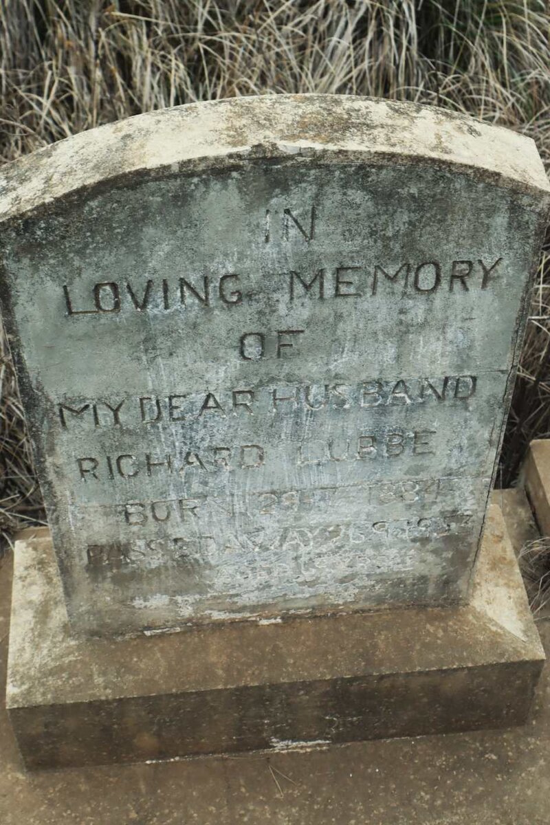 LUBBE Richard 1884-1953