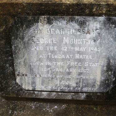 MOUNTJOY George 1862-1943