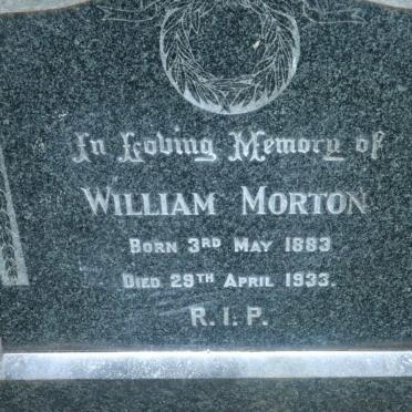 MORTON William 1883-1933