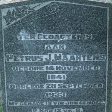 MAARTENS Petrus J. 1841-1933