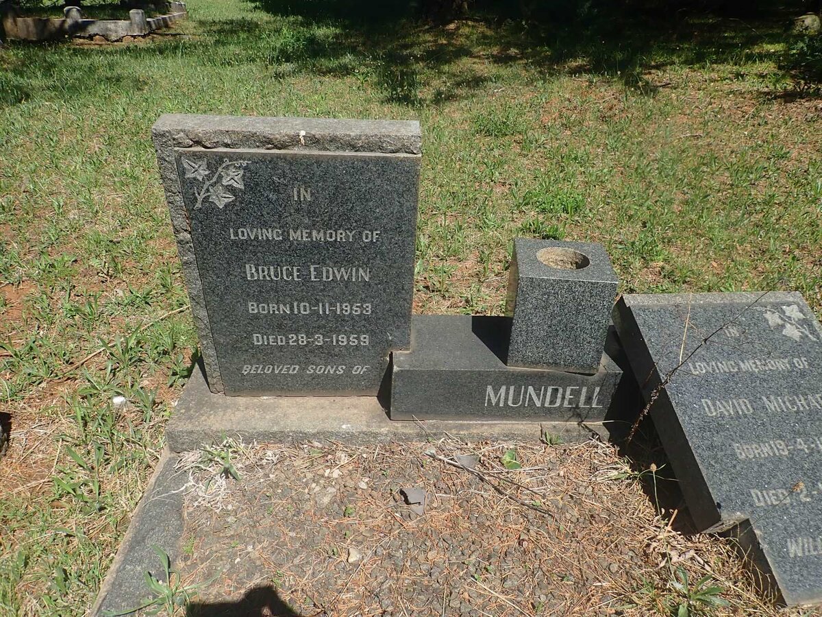 MUNDELL Bruce Edwin 1953-1959