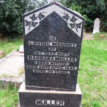 MULLER Barbara nee AITKEN -1945