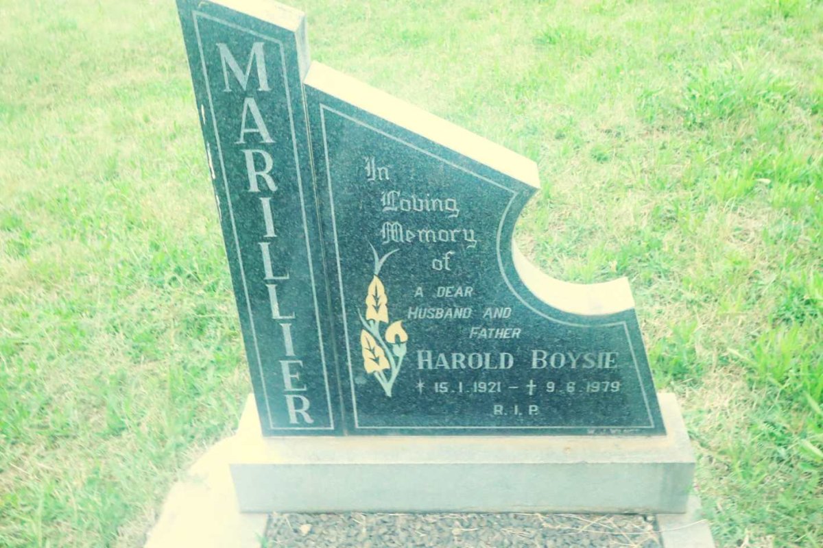 MARILLIER Harold Boysie 1921-1979