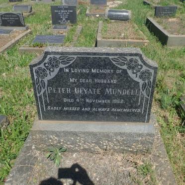 MUNDELL Peter Ulyate -1962