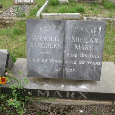 MARX Arnold Hercules &amp; Sheilah Mary BROOKS