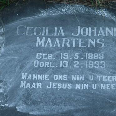 MAARTENS Cecilia Johann 1888-1933