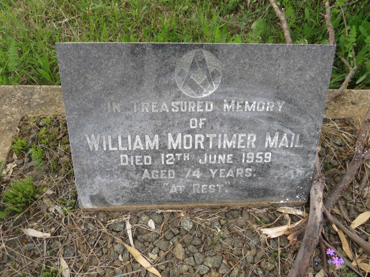 MAIL William Mortimer -1959